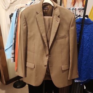 Elegant Tan Suit by Enzo